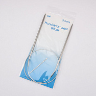 Спицы круговые на тросике с иголкой, 60 см, 3.5 мм (YAR-061892)