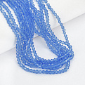 Бусины Биконус, 3х3 мм, Синие (BUS-057436)