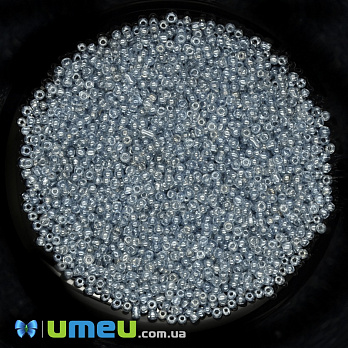Бісер китайський дрібний, 12/0, Сірий глазурований, 2 мм (BIS-037699)