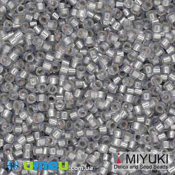 Бісер японський Miyuki Delica 11/0 DB1435, Синій дуже блідий (BIS-039993)