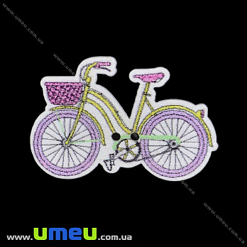 Декоративный пришивной элемент Велосипед, 32х21 мм, 1 шт (DIF-033468)