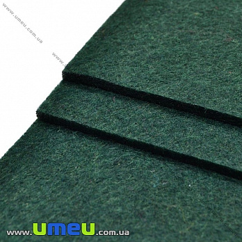 Фетр 3 мм, 20х30 см, 329 Зелений темний (FLT-019358)