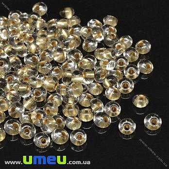 Намистини чеське скло Preciosa Drops 5/0, №68284, Золотистий (BUS-036363)