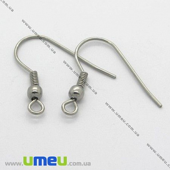 Швензи з нерж. сталі, 20х20 мм, Темне срібло (STL-004397)