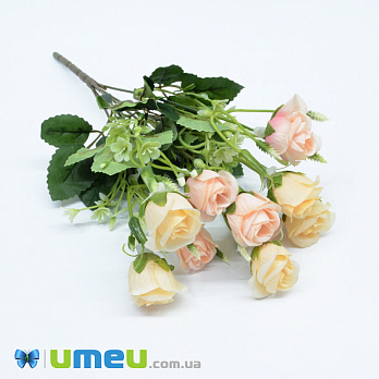 Букет троянд, 33 см, Персиковий (DIF-044839)