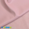 Искусственная кожа на замше 0,65 мм, Розовая, 1 лист (20х27 см) (LTH-040021)