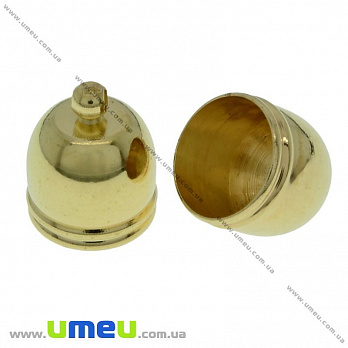 Ковпачок металевий, 12х10 мм, Золото (OBN-022826)
