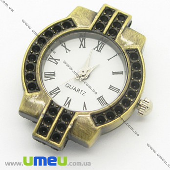 [Архив] Часы для браслетов, Античная бронза, 29х22 мм, 1 шт (CLC-006168)