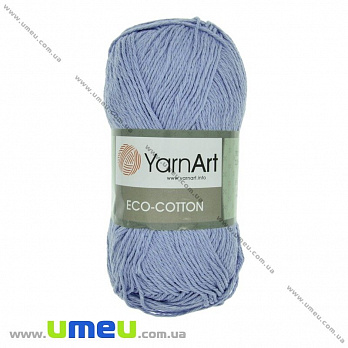 Пряжа YarnArt Eco-cotton 100 г, 220 м, Голубая 770, 1 моток (YAR-025221)