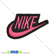 Термоаплікація Nike, 7х4 см, Малинова (APL-024720)