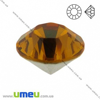 Стразы стеклянные конусные SS7 (2,2 мм), Коричневые (STR-018776)