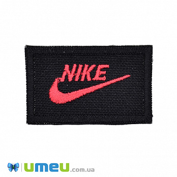 Термоаппликация Nike, 4х2,5 см, Красная, 1 шт (APL-038195)