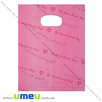 Подарочный пакетик, 18х13 см, Розовый, 1 шт (UPK-009128)
