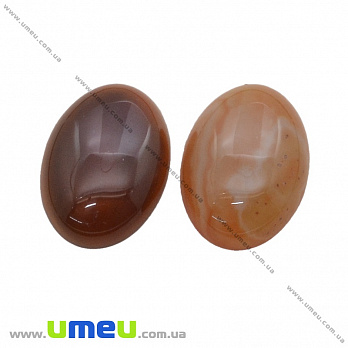 Кабошон нат. камінь Сердолік, Овал, 25х18 мм (KAB-036131)
