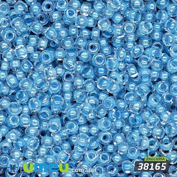 Бісер чеський №665/38165, Блакитний, Пофарбований, 10/0 (BIS-047848)