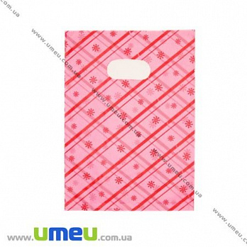 Подарочный пакетик, 18х13 см, Розовый, 1 шт (UPK-008091)