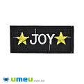 Термоаппликация JOY, 8,5х3,8 см, Черная (APL-047697)