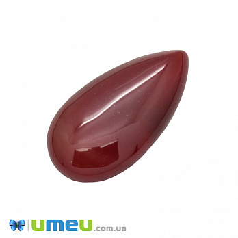 Кабошон нат. камінь Сердолік, Крапля, 28х15,3 мм (KAB-050653)