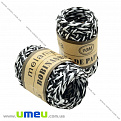 Бумажный шнур, Черно-белый, 2 мм, 1 моток (10 м) (LEN-020910)