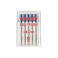 Иглы ORGAN JEANS №90/14 для бытовых швейных машин, 5 шт (SEW-061854)