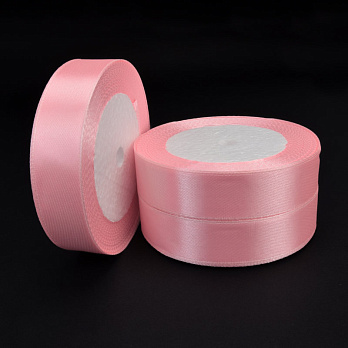 Атласна стрічка, 20 мм, Рожева (LEN-060326)