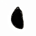 Срез Агата, Черный, 56х30 мм (POD-032462)
