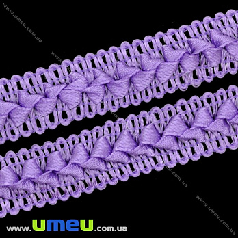 Тесьма Самоса, 18 мм, Сиреневая, 1 м (LEN-015507)