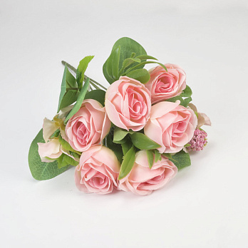 Букет роз, 32 см, Розовый (DIF-057663)