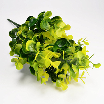 Гілка самшиту, 34 см, Жовта (DEC-054055)