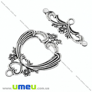 [Архів] Тогл, Античне срібло, 38х29 мм (ZAM-000317)