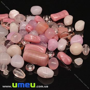 Намистини чеське скло Preciosa 92-Mix9-Pink (BUS-036604)