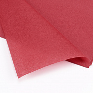Папір тіш'ю, 65х50 см, Червоний, 1 уп (10 аркушів) (UPK-051312)