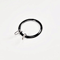Пяльцы NURGE для микровышивки круглые с зажимом 5,8 см, Черные (MUL-053476)