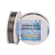 Волосінь (мононитка), 0,27 мм, Сіра (LES-031546)