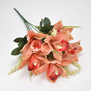 Букет орхидей, 42 см, Оранжевый (DIF-062093)