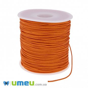 Нейлоновий шнур (для браслетів Шамбала), 1,0 мм, Апельсиновий (LEN-047103)