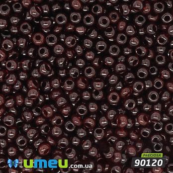Бісер чеський 11/0 №90120 Бордовий, Прозорий (BIS-044443)
