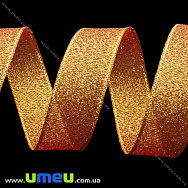 Стрічка парчева, 20 мм, Червона з золотом (LEN-022596) Стрічка парчева, 20 мм, Червона з золотом (LEN-022596)