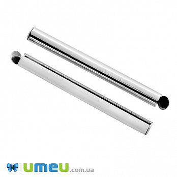 Затискач круглий без петлі, 40х4 мм, Темне срібло (ZAG-049196)