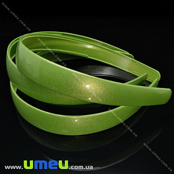 Обруч пластиковый перламутровый, 20 мм, Зеленый, 1 шт (OSN-016116)