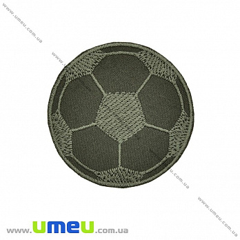 Термоаппликация Мяч, 6 см, Хаки, 1 шт (APL-027726)