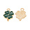 /p54705-podveska-metal-klever-zeleniy-zoloto-18x13x1-6-mm/