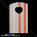 Подарочный пакетик, 15х9 см, Оранжевый, 1 шт (UPK-012335)