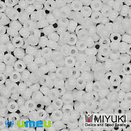 Бісер японський Miyuki круглий RR 11/0 №402, Білий (BIS-045609)