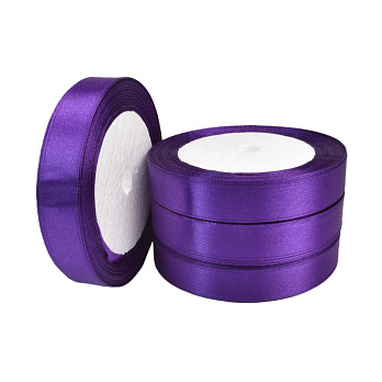 Атласна стрічка, 15 мм, Фіолетова (LEN-060373)
