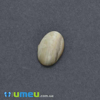 Кабошон нат. камінь Шайтанский переливт нешліфований, Овал, 14х9 мм (KAB-033550)