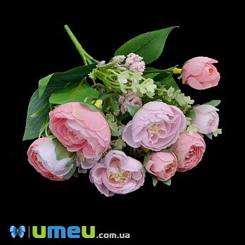 Букет півонії, 30 см, Рожевий (DIF-045823)