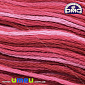Муліне DMC 0107 Меланж малиновий (DMC-034252)