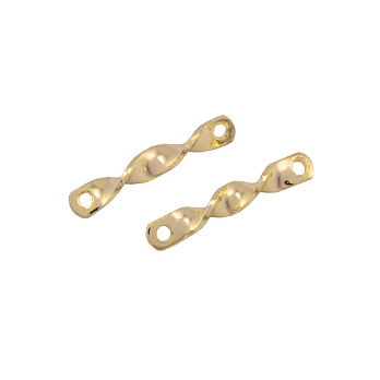 Конектор-з'єднувач, 12,5х2 мм, Латунь із покриттям 18 kt (KON-055921)