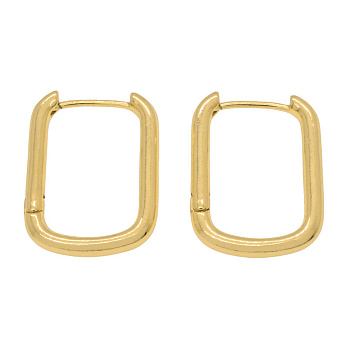 Сережки Huggie Позолота 18 kt, 22х16х2,5 мм (OSN-053111)